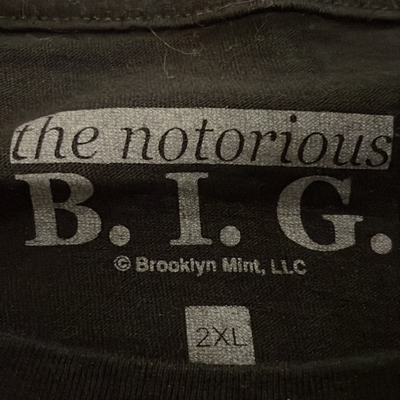 Brooklyn Mint Notorious B.I.G. Aka Biggie T-shirt - Picture 2 of 3